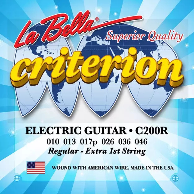 LA BELLA C200R CRITERION REGULAR 10-46 струны для электрогитары