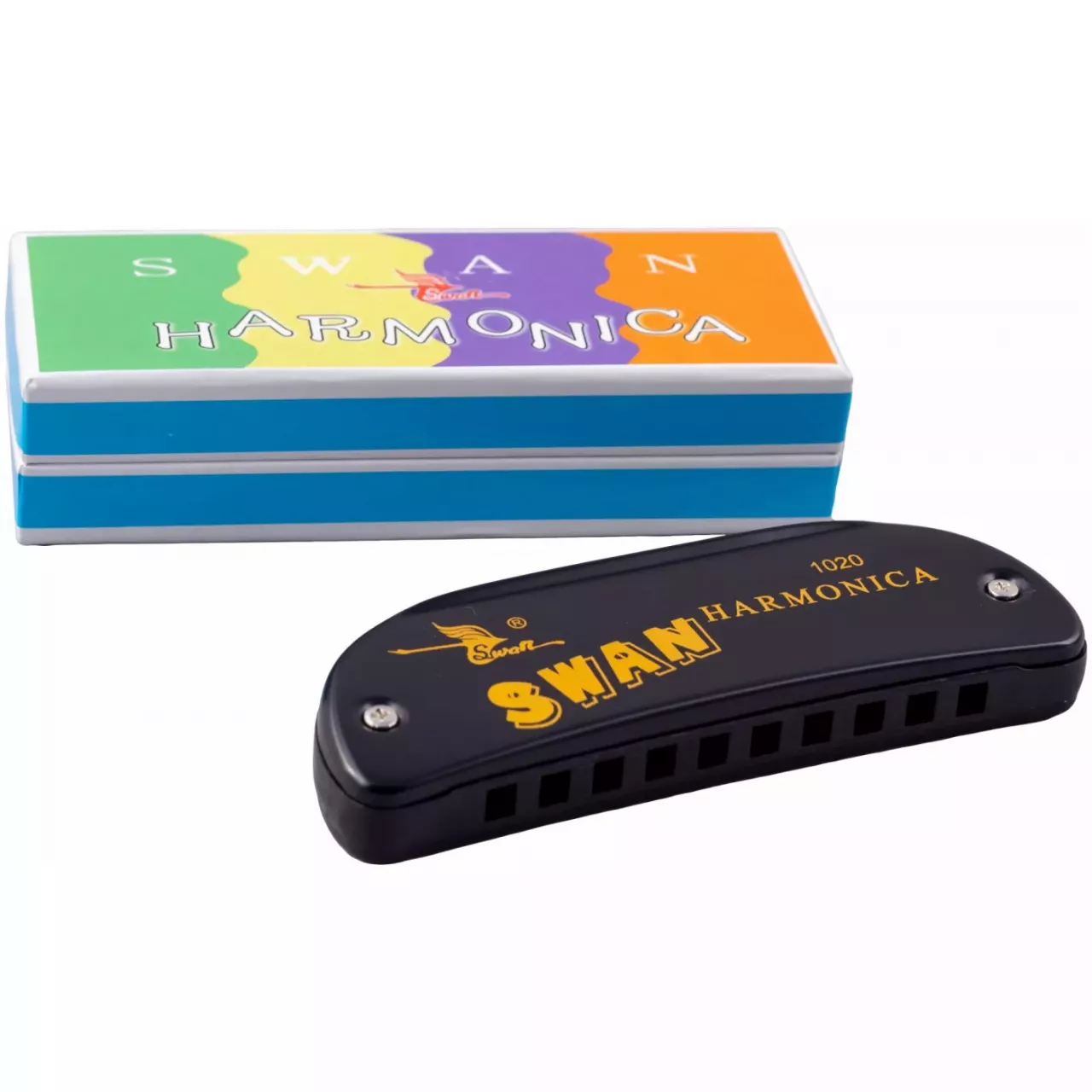 SWAN SW1020-14-BK диатоническая губная гармошка SWAN SW1020-14-BK диатоническая губная гармошка