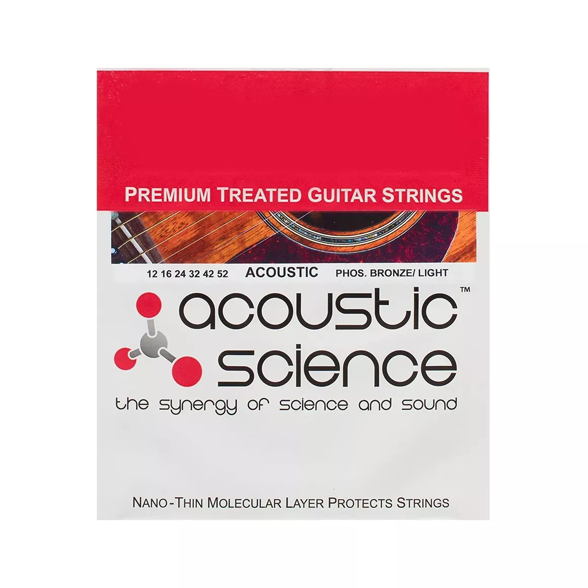 Acoustic Science 12 16 24 32 42 52 BRONZE Набор 6 струн для гитары Акустик