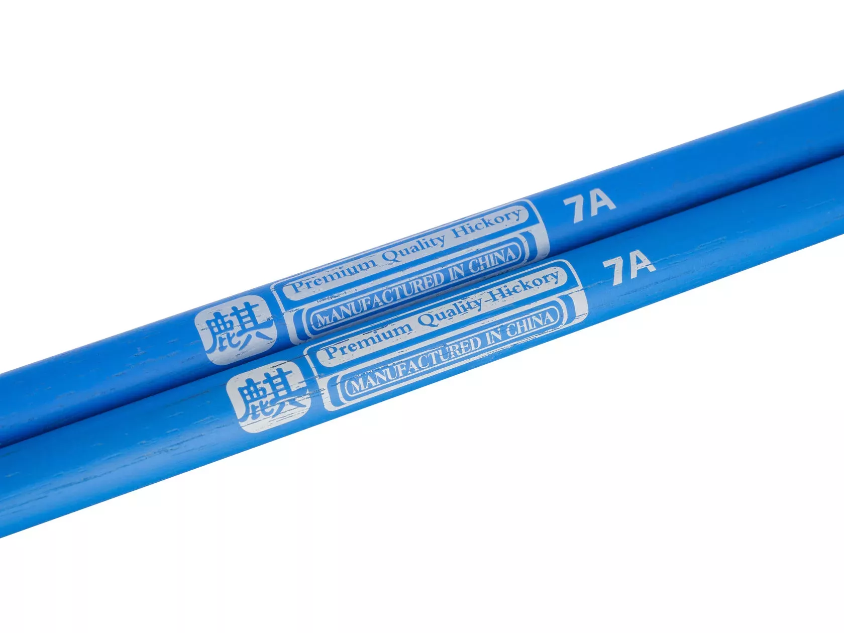 HUN 10103009 Colored Series QI 7A BLUE Барабанные палочки, орех гикори, синие