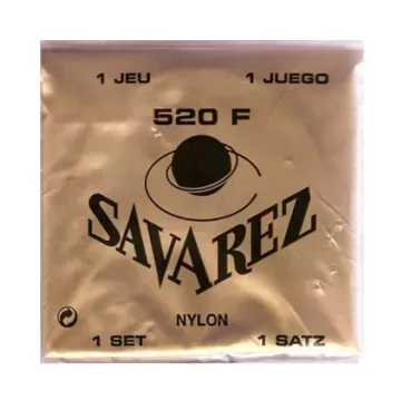 SAVAREZ 520F Red Card High Tension (metal G wound) струны для классической гитары