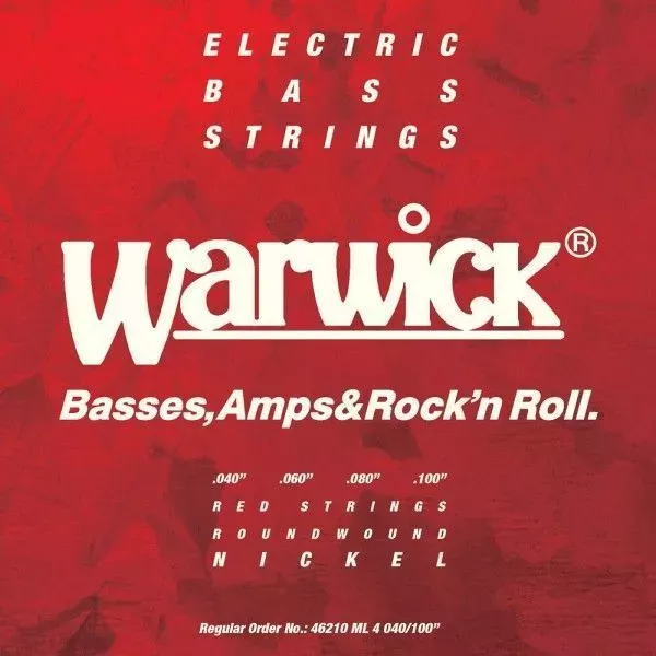 Warwick Струны для бас-гитары Red Label 40-100, никель