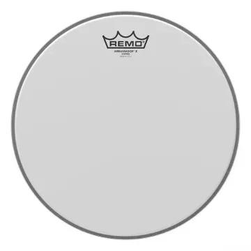 REMO CS-0312-00 Batter, Controlled Sound, White Dot, Clear 12" пластик