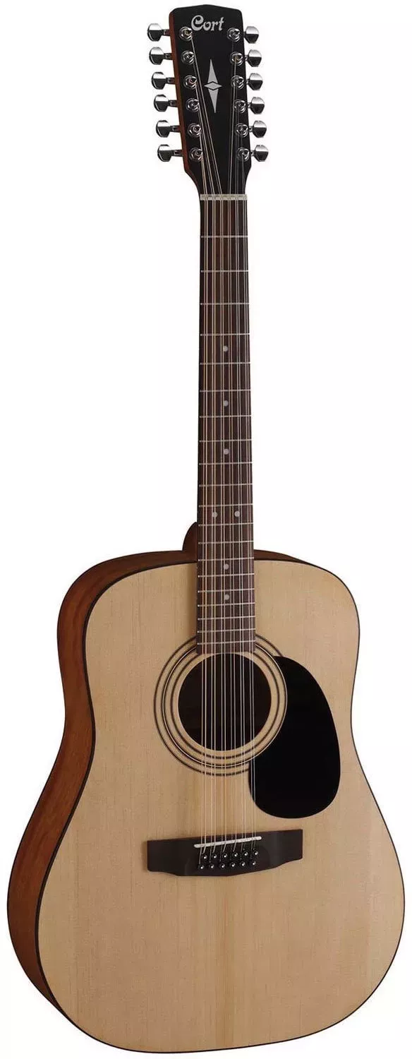 Cort AD810-12-OP Standard Series Акустическая гитара 12-струнная, цвет натуральный