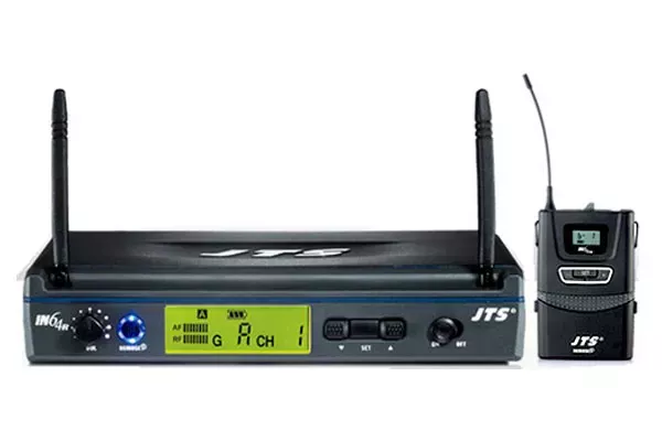 JTS IN64R/IN64TB Радиосистема UHF одноканальная: ресивер, поясной передатчик, выход: XLR, 6.3 Jack