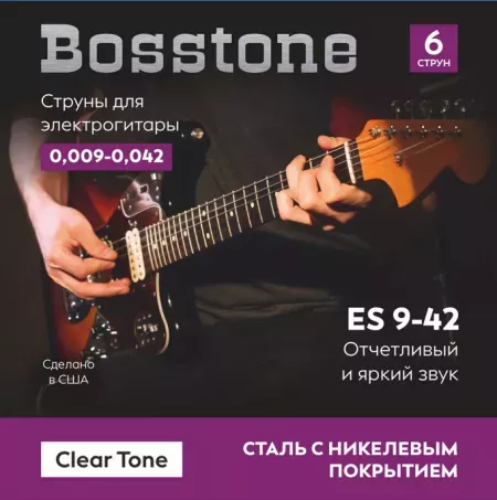 Bosstone Clear Tone ES 9-42 Струны для электрогитары