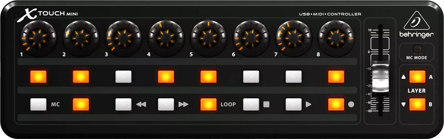 BEHRINGER X-TOUCH MINI универсальный USB контроллер