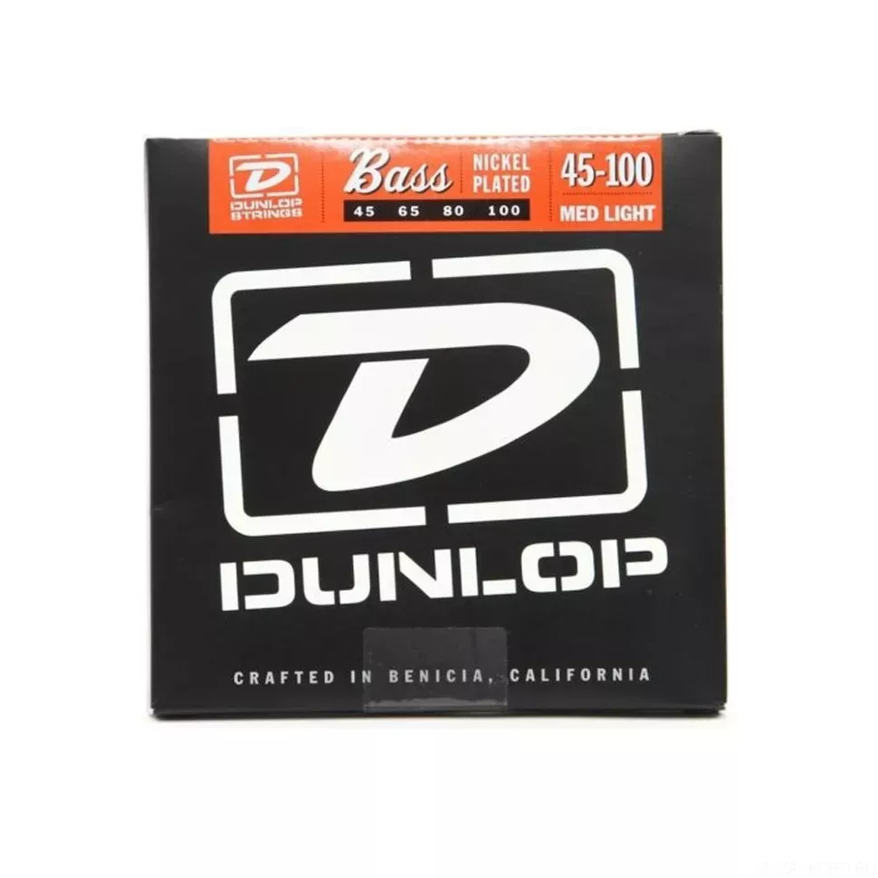 DUNLOP DBN Nickel Plated Steel Bass 45-100 струны для бас-гитары