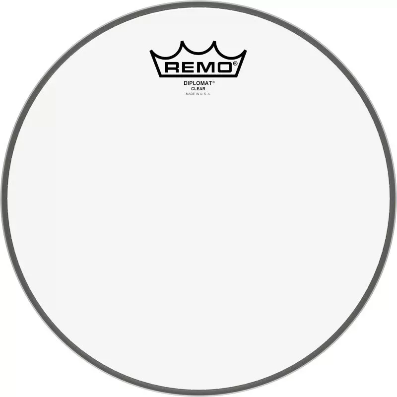 REMO BD-0313-00 Batter, Diplomat, Clear, 13'' пластик