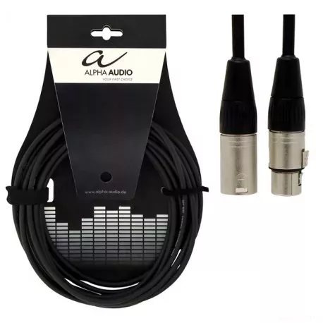 ALPHA AUDIO Peak Line кабель микрофонный XLR(f) - XLR(m) Neutrik, 9 м