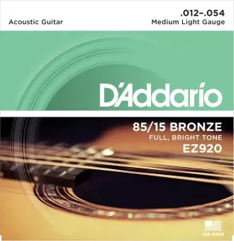 D'ADDARIO EZ920 Набор 6 струн для гитары акустик