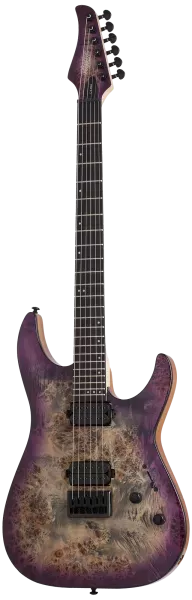 Schecter C-6 PRO AQB Гитара электрическая шестиструнная