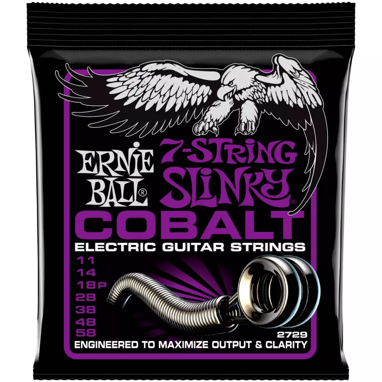 ERNIE BALL 2729 струны для 7стр. эл.гитары 