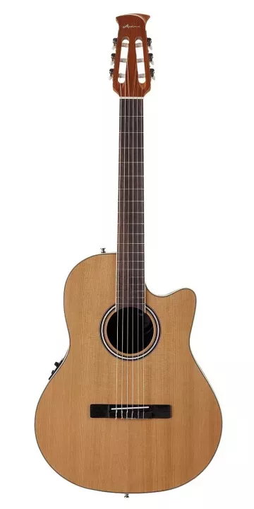 APPLAUSE AB24CII-CED Balladeer Mid Cutaway Nylon Natural Satin электроакустическая гитара