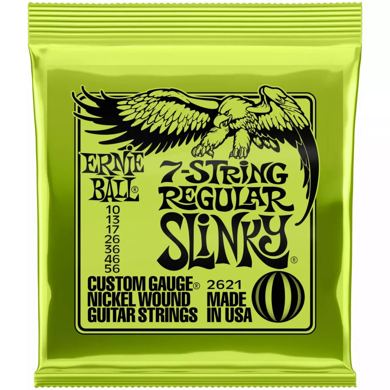 ERNIE BALL 2621 струны для 7стр. эл.гитары