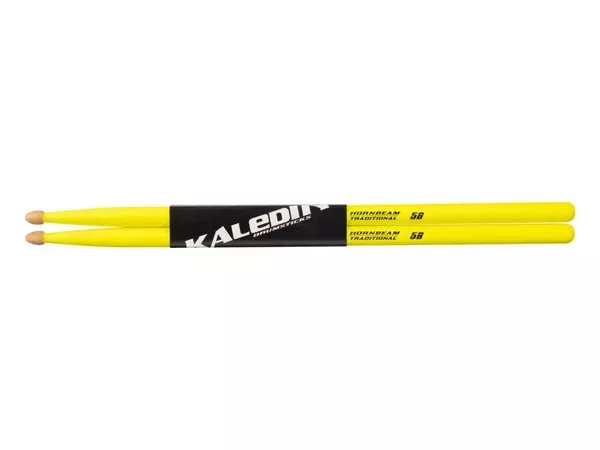 Kaledin Drumsticks 7KLHBYL5B Барабанные палочки 5B YELLOW, флуорисцентные