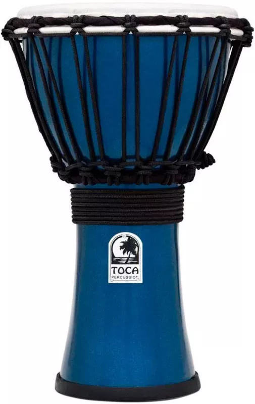 TOCA TFCDJ-7MB Freestyle Metallic Blue джембе 7" (17.8см), высота: 12.5" (31.8см), цвет: синий метал