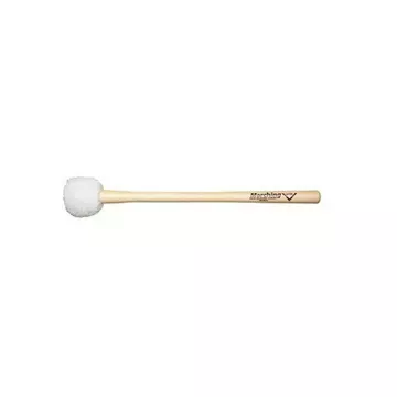 VATER MV-B2S колотушка для маршевого бас барабана 20"-22" (маллеты), D=1 1/2" (3.81см), светлый фетр