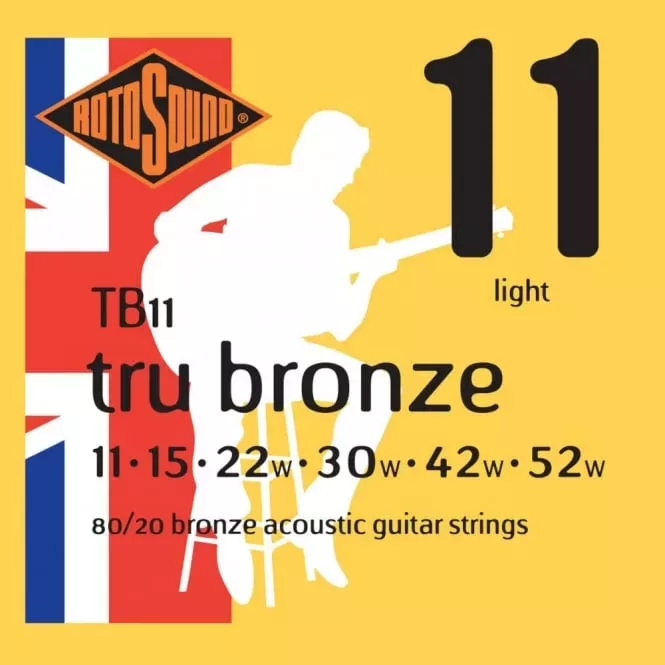 ROTOSOUND TB11 STRINGS 80/20 BRONZE струны для акустической гитары