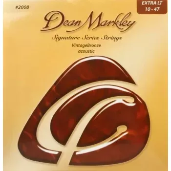 DEAN MARKLEY DM2008 Vintage Bronze Комплект струн для акустической гитары, бронза