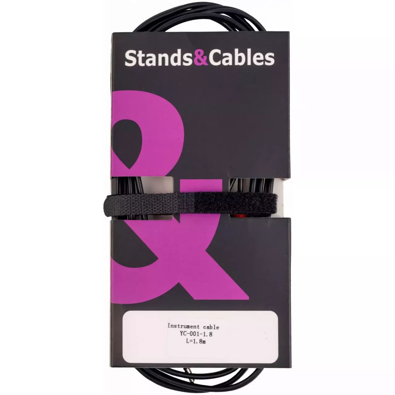 STANDS & CABLES YC-001-1.8 Инструментальный кабель 1.8 м. Разъемы: Jack 3,5мм. стерео - 2xJack 6,3 м