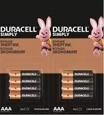 Duracell SIMPLY LR3 (AAА) Элемент питания 1,5V BL16 4*4 (16/240)