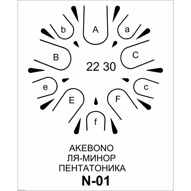 GlukOFF_ON Akebono GN-22-10-0-01 Глюкофон без гравировки GlukOFF_ON Akebono GN-22-10-0-01 Глюкофон без гравировки