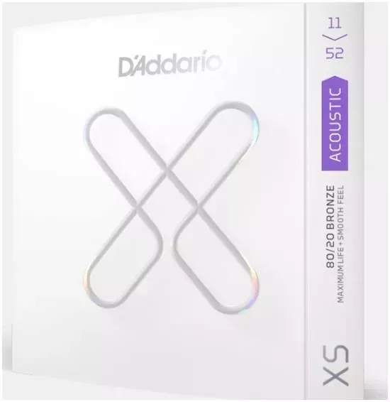 D'ADDARIO XSABR 1152 струны для акустической гитары, 11-52, с покрытием D'ADDARIO XSABR 1152 струны для акустической гитары, 11-52, с покрытием
