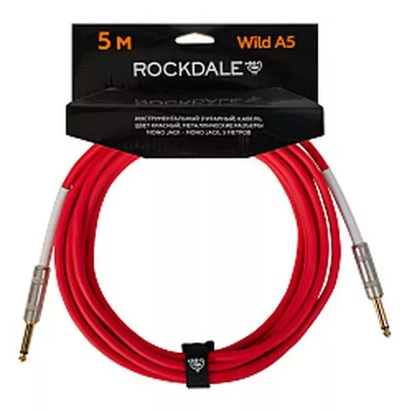 ROCKDALE Wild A5 инструментальный кабель 5м ROCKDALE Wild A5 инструментальный кабель 5м