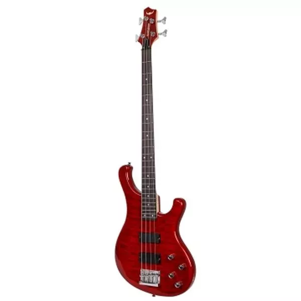 BULLFIGHTER DB-100 RD бас-гитара, 4 струны, цвет красный BULLFIGHTER DB-100 RD бас-гитара, 4 струны, цвет красный