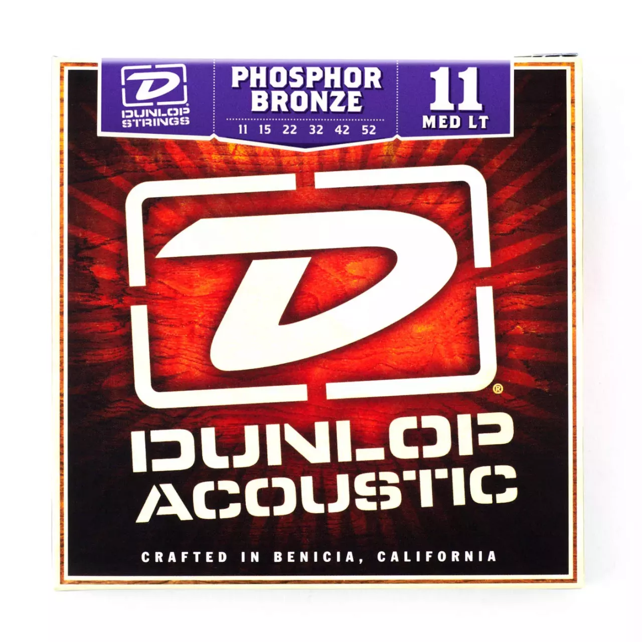 DUNLOP DAP1152 AG-PHB 11/52 комплект струн для акустической гитары, фосфор-бронза 11-52 DUNLOP DAP1152 AG-PHB 11/52 комплект струн для акустической гитары, фосфор-бронза 11-52