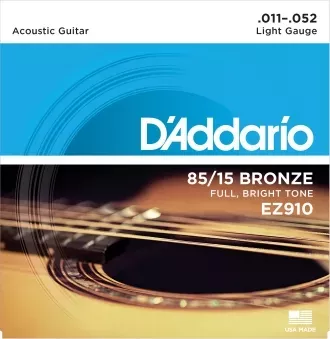 D'ADDARIO EZ910 Набор 6 струн для гитары акустик D'ADDARIO EZ910 Набор 6 струн для гитары акустик