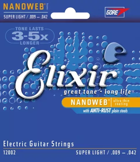 ELIXIR 12002 Набор 6 струн для гитары Электро ELIXIR 12002 Набор 6 струн для гитары Электро