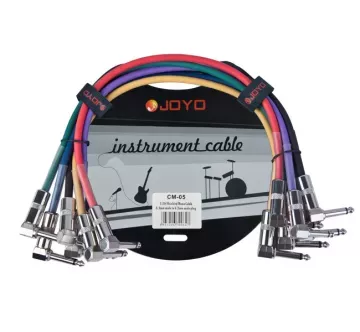 JOYO CM-05 Patch Cables набор инструментальных кабелей JOYO CM-05 Patch Cables набор инструментальных кабелей