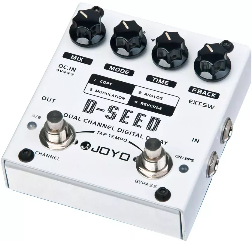 JOYO D-SEED Dual Channel Digital Delay эффект гитарный цифровой дилэй аналог Red Witch JOYO D-SEED Dual Channel Digital Delay эффект гитарный цифровой дилэй аналог Red Witch