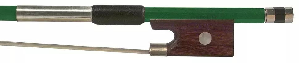 ANTON BRETON AB-110GN Brazilwood Student Violin Bow 1/4 Green смычок для скрипки, круглая трость