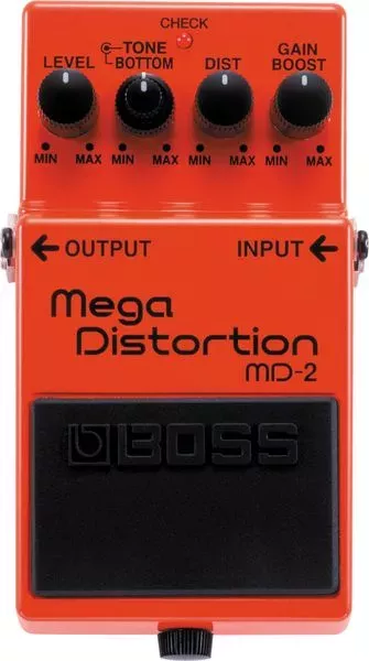 BOSS MD-2 педаль гитарная Mega Distortion BOSS MD-2 педаль гитарная Mega Distortion