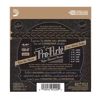 D'ADDARIO EJ47 Набор 6 струн для гитары классик D'ADDARIO EJ47 Набор 6 струн для гитары классик