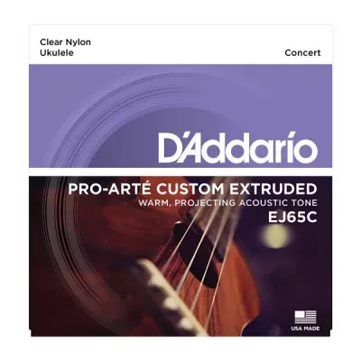 D'ADDARIO EJ65C Набор 4 струны для укулеле концерт D'ADDARIO EJ65C Набор 4 струны для укулеле концерт