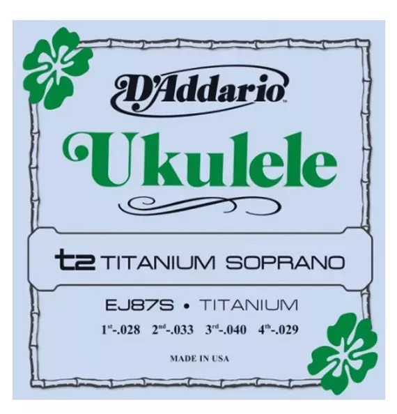 D'ADDARIO EJ87S Набор 4 струны для укулеле сопрано D'ADDARIO EJ87S Набор 4 струны для укулеле сопрано