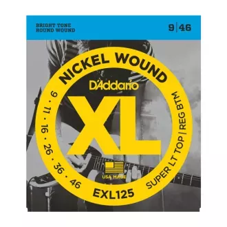 D'ADDARIO EXL125 Набор 6 струн для гитары электро никель