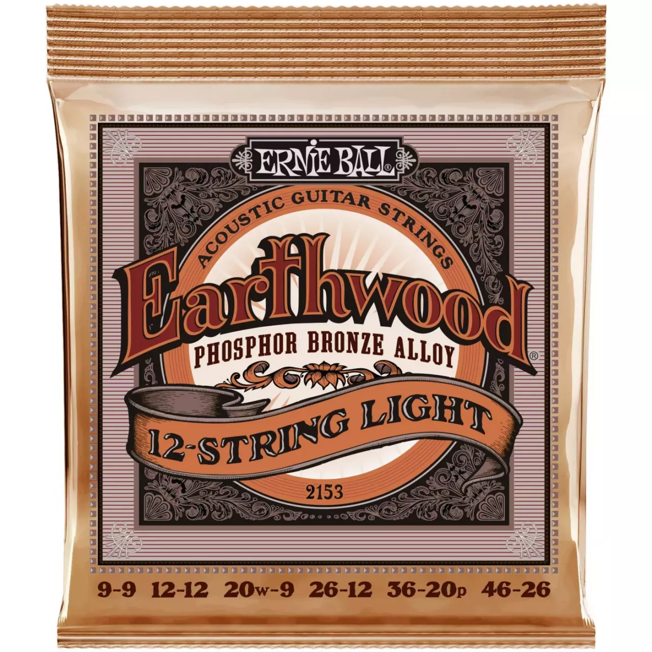 ERNIE BALL 2153 струны для 12стр. акуст.гитары ERNIE BALL 2153 струны для 12стр. акуст.гитары