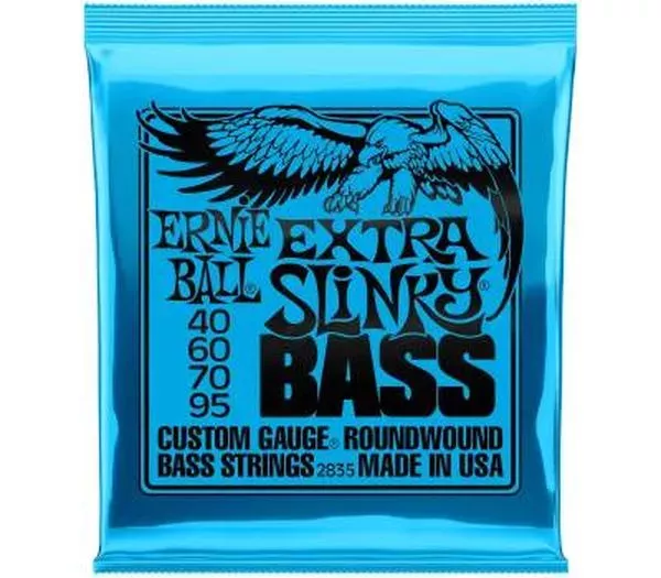 ERNIE BALL 2835 - струны для бас-гитары Nickel Wound Bass Extra Slinky (40-60-70-95) ERNIE BALL 2835 - струны для бас-гитары Nickel Wound Bass Extra Slinky (40-60-70-95)