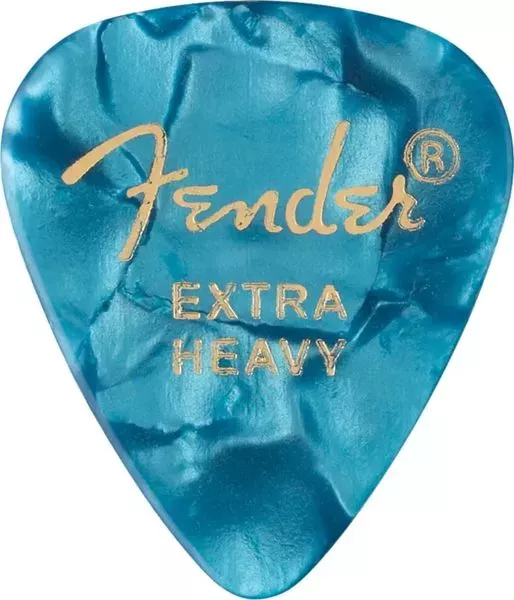 FENDER 351 Shape Premium Picks Extra Heavy Ocean Turquoise Медиатор для гитары FENDER 351 Shape Premium Picks Extra Heavy Ocean Turquoise Медиатор для гитары