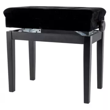 GEWA Piano bench Deluxe Compartment Black matt Банкетка для пианино