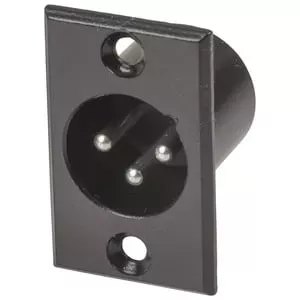 INLINE PA1060 Разъём XLR-M 3х контактный INLINE PA1060 Разъём XLR-M 3х контактный