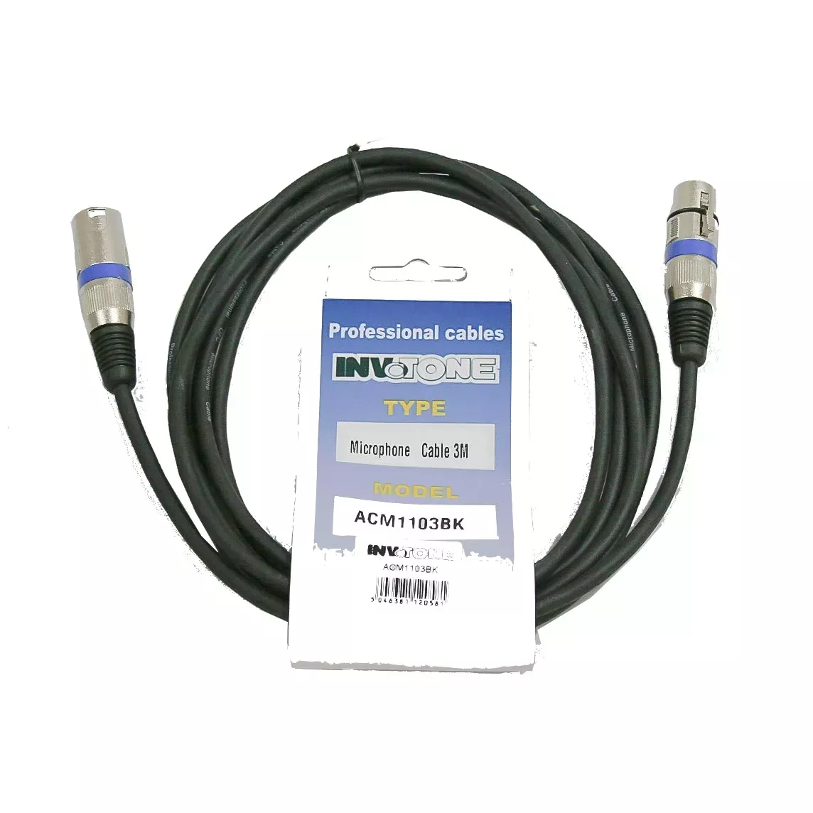 INVOTONE ACM1103/BK микрофонный кабель INVOTONE ACM1103/BK микрофонный кабель