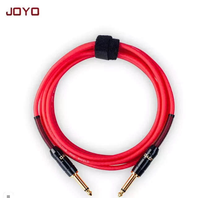 JOYO CM-21 red красный инструментальный кабель 6 м JOYO CM-21 red красный инструментальный кабель 6 м