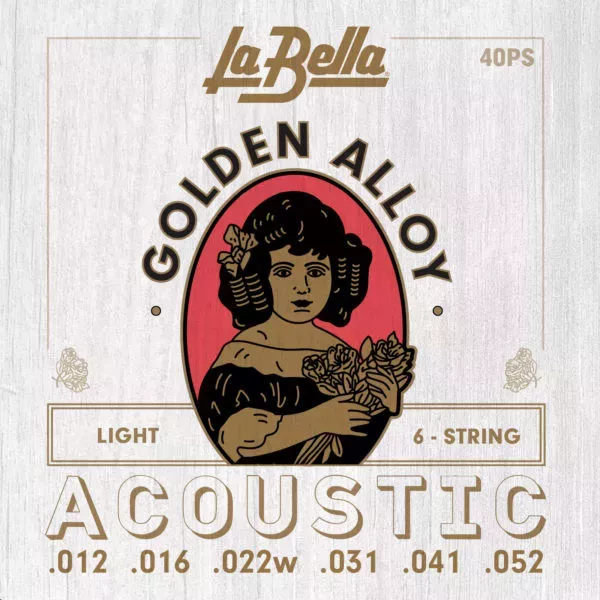 LA BELLA 40PS Light Струны для акустической гитары