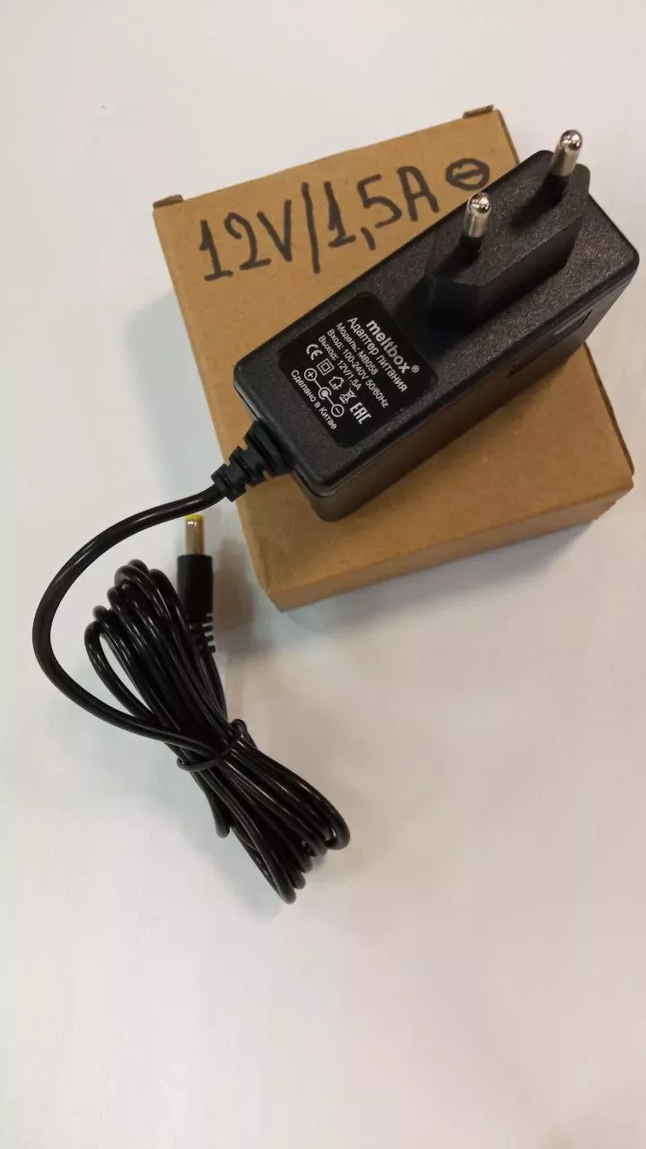 Meltbox MB058 12V / 1,5A - блок питания для Casio Meltbox MB058 12V / 1,5A - блок питания для Casio